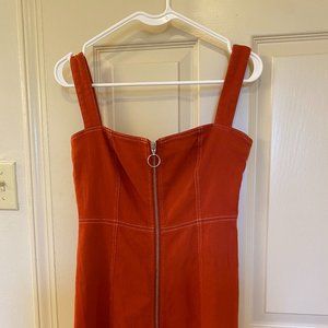 Capulet Red/Orange Mini Dress, Size PS